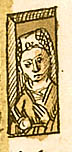 Frau Konstanze schaut aus dem Fenster